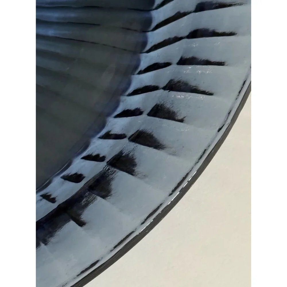 Blue Glass 12” Dinner Charger Plate